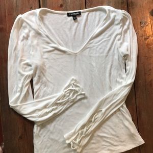 White express long sleeve shirt